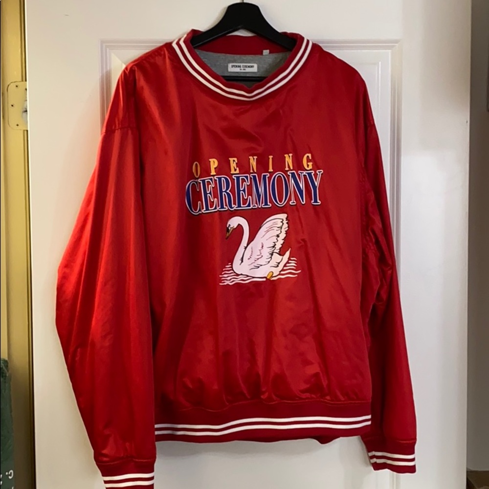 Opening Ceremony Red Swan Crewneck - Size XL